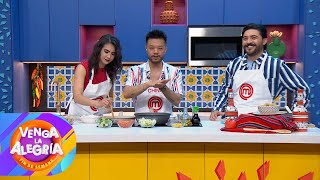 Nuestro chef Chino nos enseñó a hacer un Yakimeshi de verduras con pollo  Venga La Alegría [upl. by Adnohsed20]