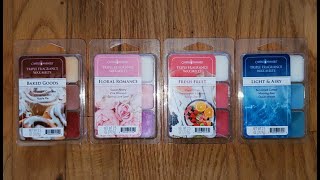 Candle Warmers Triple Fragrance Wax Melts Reviews from Walmart  May 2022 [upl. by Issor886]