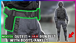 How To Get NOOSESWAT Outfit  IAA Gun Belt GTA Online [upl. by Halihs363]