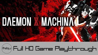 DAEMON X MACHINA  Full Game Playthrough No Commentary [upl. by Ehcropal]