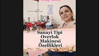 SANAYİ TİPİ OVERLOK MAKİNESİ İNCELEMESİ  Overlok Makinesi  Beş İplik Overlok  Sanayi Overlok [upl. by Jacobson874]