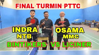 Live Final Osama Mmc vs Indra NTB BENRDITC đźŹ“ Turmin Pttc [upl. by Ennavoj760]