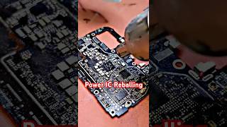 Power IC Reballing ✅👍📲 smartphone repair shorts mobilereparing [upl. by Abbotsun]