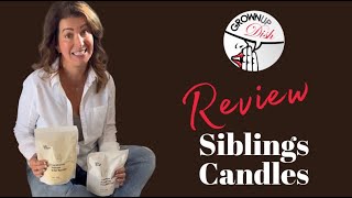 Grownupdish Review Siblings Candle Refills [upl. by Hsotnas]