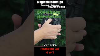 Lornetka obserwacyjna HIKMICRO Habrok 4K HE25LN  Iluminator NOXAR PRO 4w1 nightvision shorts [upl. by Ahsemo]