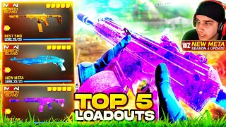 TOP 5 NEW META LOADOUTS in Rebirth Island Warzone Update Best Class Setups [upl. by Tormoria70]