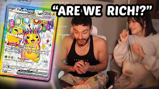 Tarik Opens NEW Pokemon Booster Box with Miyoung [upl. by Oira]