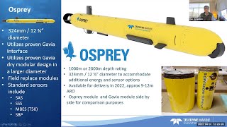 Scripps Technical Forum  Teledyne Marine Vehicle Technologies Oceanographic Research Applications [upl. by Sivi]