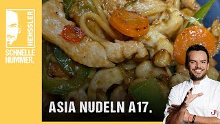 Schnelles Asia Nudeln A17Rezept von Steffen Henssler [upl. by Kermy303]