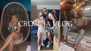 COME TO CROATIA WITH US HOLIDAY VLOG 1  CROATIA 2022 [upl. by Luben]