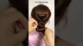 wear this style today 😋👧 hairstory hairstyle viral hairstylehairstyle haircare youtubeshorts [upl. by Merry]