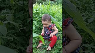 Irha eating cherries 🍒😋cute baby [upl. by Claud]