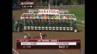 2016 Travers Stakes  Arrogate [upl. by Kartis]