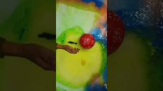 Flower water color balloon popping video poppingballon shorts viralshort asmr trending viral [upl. by Glynis]