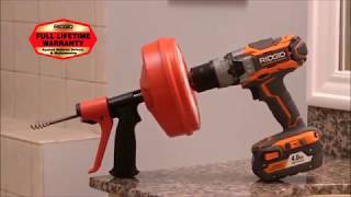 Hoe gebruik je de RIDGID Power Spin ontstopper [upl. by Aihsakal]