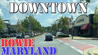 Bowie  Maryland  4K Downtown Drive [upl. by Pavlov]