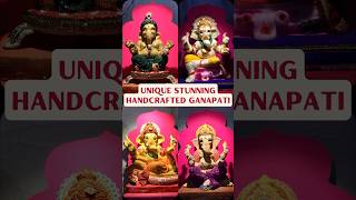 Unique Handcrafted Ganpati Bappa Idols ganpati ganesh ganeshchaturthi shorts [upl. by Anisirhc]