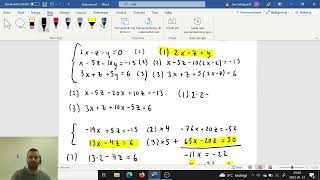 Ekvationssystem med 3 obekanta matte 2c s 34 35 [upl. by Marv377]