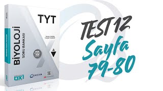 Test 12 Sitoplazma ve Organeller  Oxi Serisi Biyoloji  OksijenYayınları [upl. by Trinidad76]