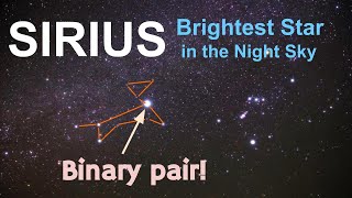 Sirius Brightest Star In The Night Sky [upl. by Inimod]