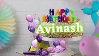 happy birthday Avinash song  Avinash Birthday Video song  Happy birthday to you Avinash [upl. by Madeleine164]