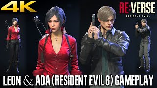 RESIDENT EVIL REVerse PS5  Leon amp Ada RE6 Gameplay  4K 60FPS Comic Filter Off [upl. by Enelyaj]