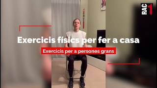 Exercicis físics per fer a casa les persones grans [upl. by Dione]