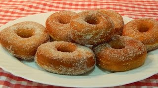 Receta fácil de donas esponjosas  Donuts caseros [upl. by Doralynn]