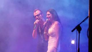 DUE quotlivequot Maria Giovanna Cherchi amp Nicola Nite Tazenda  Carbonia 30072016 [upl. by Leis]