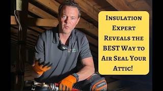 How to Air Seal an Attic That is Already Insulated [upl. by Einej]