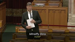 Mihálffy Béla azonnali kérdése és Rétvári Bence válasza [upl. by Yand255]