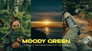 Get the Perfect Moody cinematic Green Look  Free Lightroom Mobile Presets Download [upl. by Stasny875]