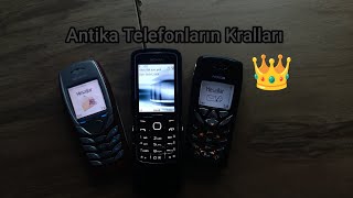 Antika telefonlar 3  Nokia 6100  Nokia 8310  Nokia 8600Luna [upl. by Estelle337]