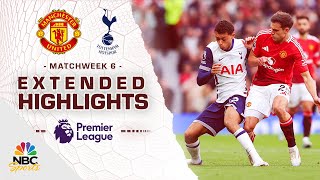 Manchester United v Tottenham Hotspur  PREMIER LEAGUE HIGHLIGHTS  9292024  NBC Sports [upl. by Sneed732]