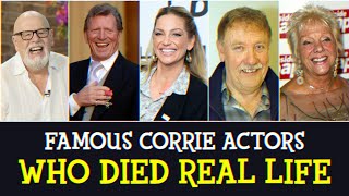 Famous CORONATION STREET Actors Who Died Recent Year [upl. by Josiah]