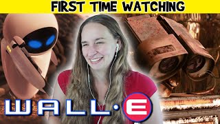 The droids are adorable in WALLE 2008  Movie Reaction  First Time Watching [upl. by Bowra]