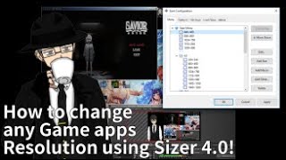 How to ResizeSizing any windowed Game app using Sizer 40 Tutorial [upl. by Melliw248]