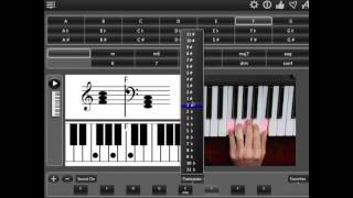 How to learn piano chord charts using quot120 Piano Chordsquot app [upl. by Pernas]