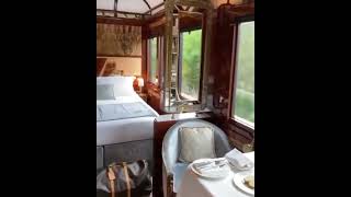 Riding the Orient Express in pure luxury 🚂✨ All aboard the glam train travelinstyle [upl. by Inaluiak440]