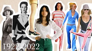 100 Years of Fashion Trends  1922  2022 [upl. by Ellekim]