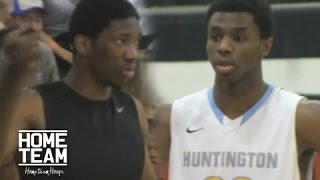 Joel Embiid Vs Andrew Wiggins In High School [upl. by Ard898]