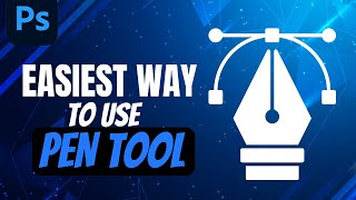How to use pen tool in photoshop in just 1 minute [upl. by Yewed]