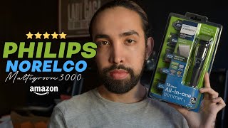 Recortador de barba y cabello  Philips Norelco Multigroom 3000  Gio Simoneen [upl. by Aicileb]