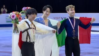 Skate Canada 2023 Men’s Victory Ceremony [upl. by Rance]