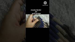 Beautify your Neck Warmer Shawl or Blanket with this Crochet border crochet crochetborder [upl. by Tirrell]