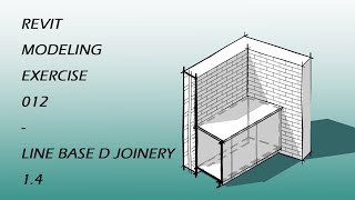 Revit Modeling Exercise 012  Line Based Joinery 14 [upl. by Rowe]