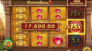 Fortune Gems 3 20X Slot Gameplay [upl. by Diskin]