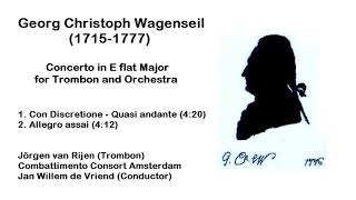 Georg Christoph Wagenseil 17151777  Concerto in E flat Major for Trombon and Orchestra [upl. by Polito595]