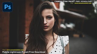 Dark Matte Color Tone Photoshop Camera Raw Presets Free Download । Photoshop Tutorial [upl. by Otero812]