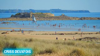 Littoral  Vacances  Le Fort Bloqué  Ploemeur  Kéragan  Bretagne  Vue  île de Groix  France [upl. by Nysilla]